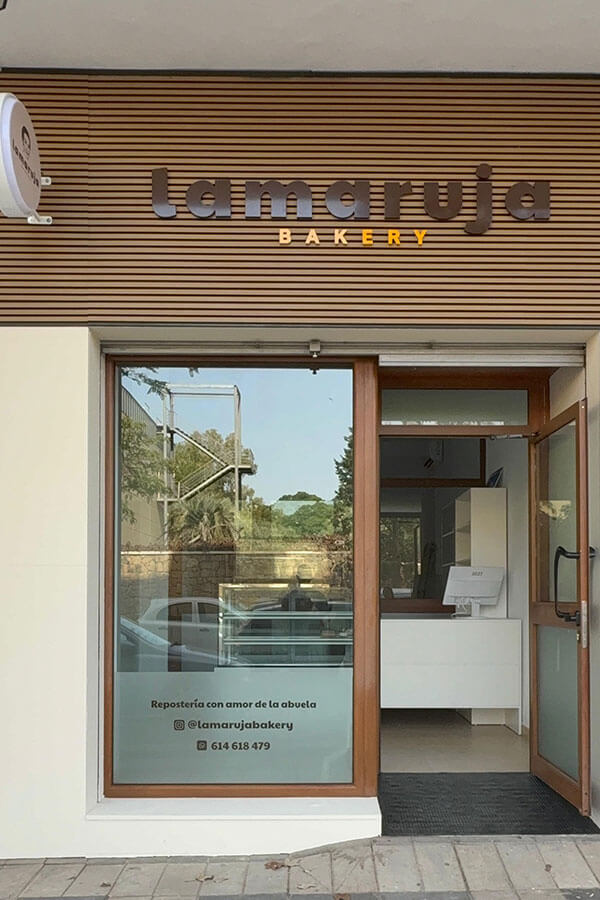 El primer local de LaMaruja Bakery — Calle Mesonero Romanos, Málaga